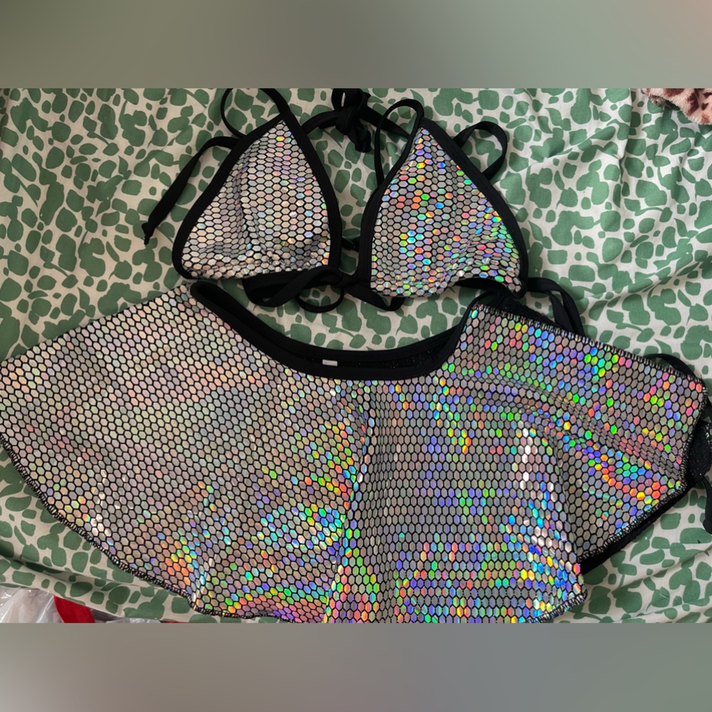 Freedom Rave wear small top and skirt